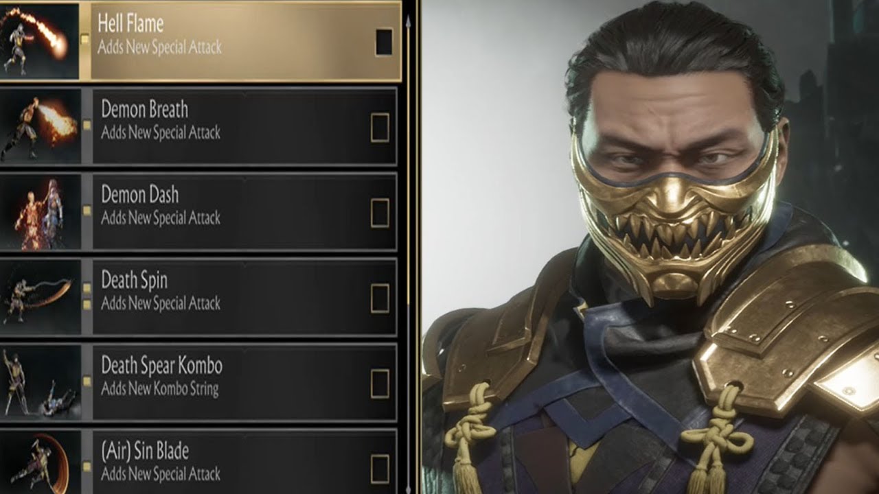 MORTAL KOMBAT 11 - Scorpion Abilities Showcase