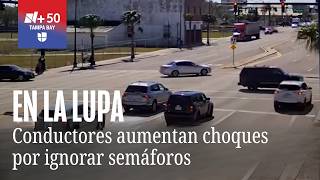 ¿Por qué aumentan los accidentes en Lakeland? Conductores saltándose semáforos en rojo