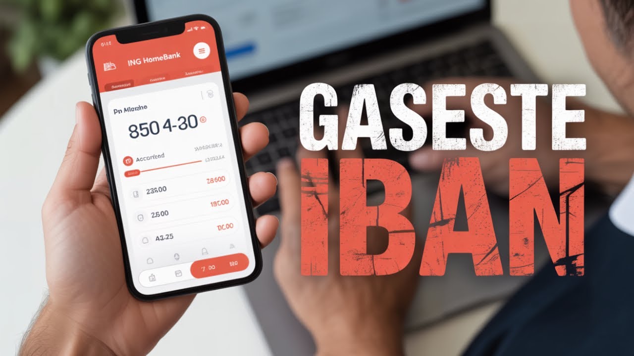 Cum să găsești contul IBAN pe ING HomeBank