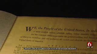 Rare 1st-Edition Copy Of US Constitution Up For Auction