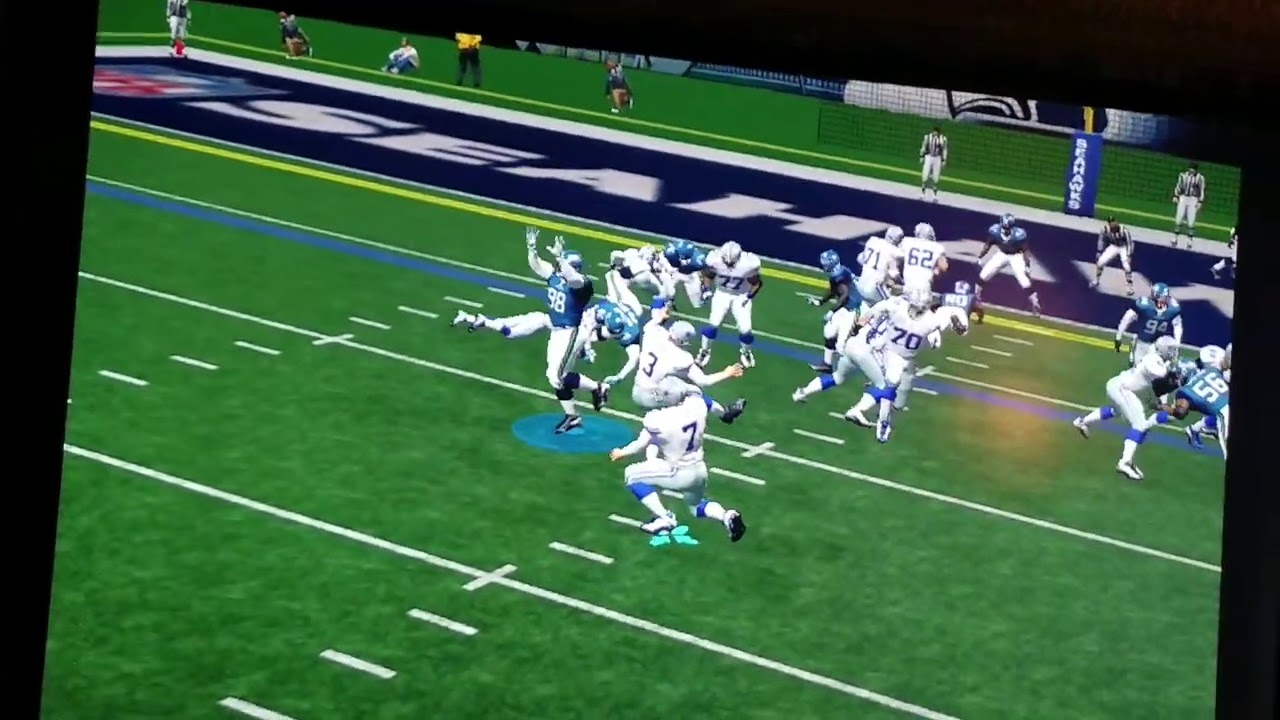 Blocked FG field goal. NFL 2K5 YouTube