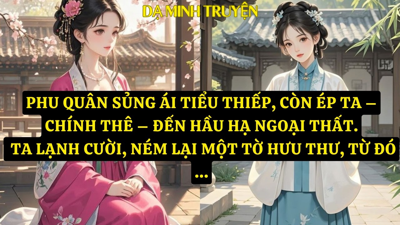 TRUYỆN: PHU QUÂN SỦNG ÁI TIỂU THIẾP, CÒN ÉP TA – CHÍNH THÊ – ĐẾN HẦU HẠ NGOẠI THẤT.  DM168