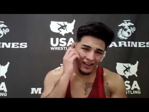 65 kg Senior Nationals champion Andrew Alirez - YouTube