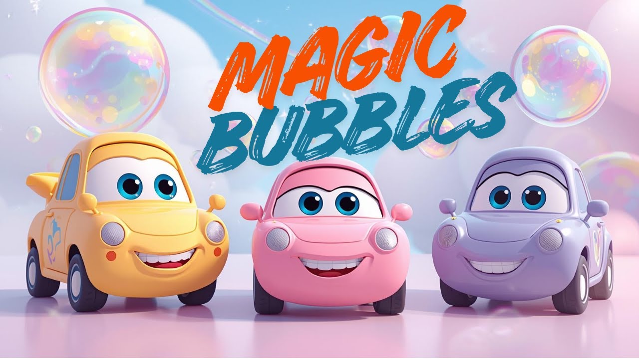 Toy Cars Magic Colors Bubbles 🫧🚗🌈