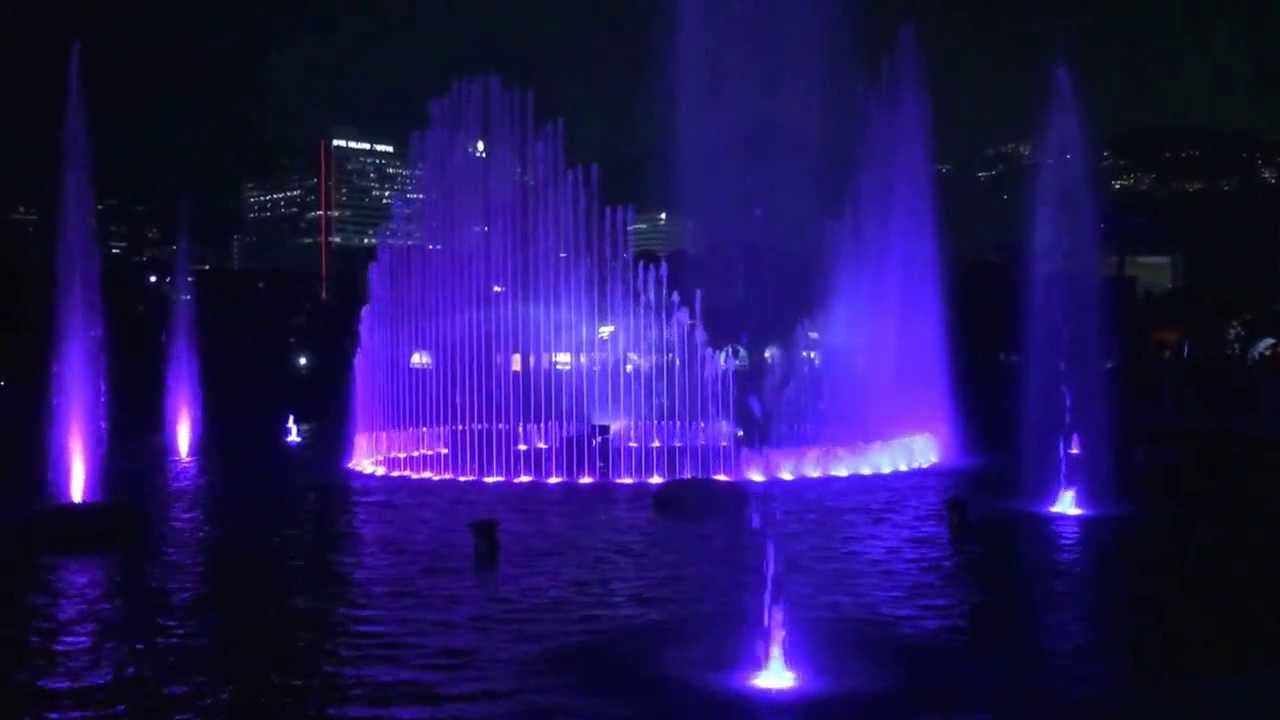Amazing Water Fountain And Light Show At Ocean Park In Hong Kong Light Show Ocean Park Water Fountain