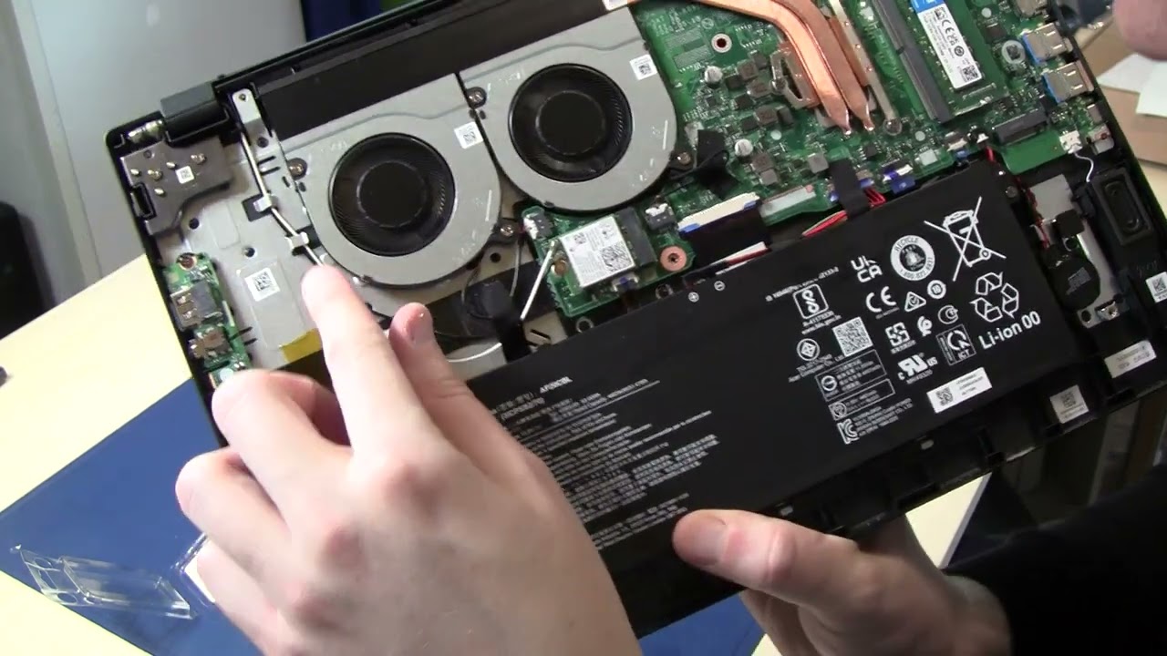 Acer Travelmate 2022 2023 V15 Disassembly Upgrade Replace SSD RAM