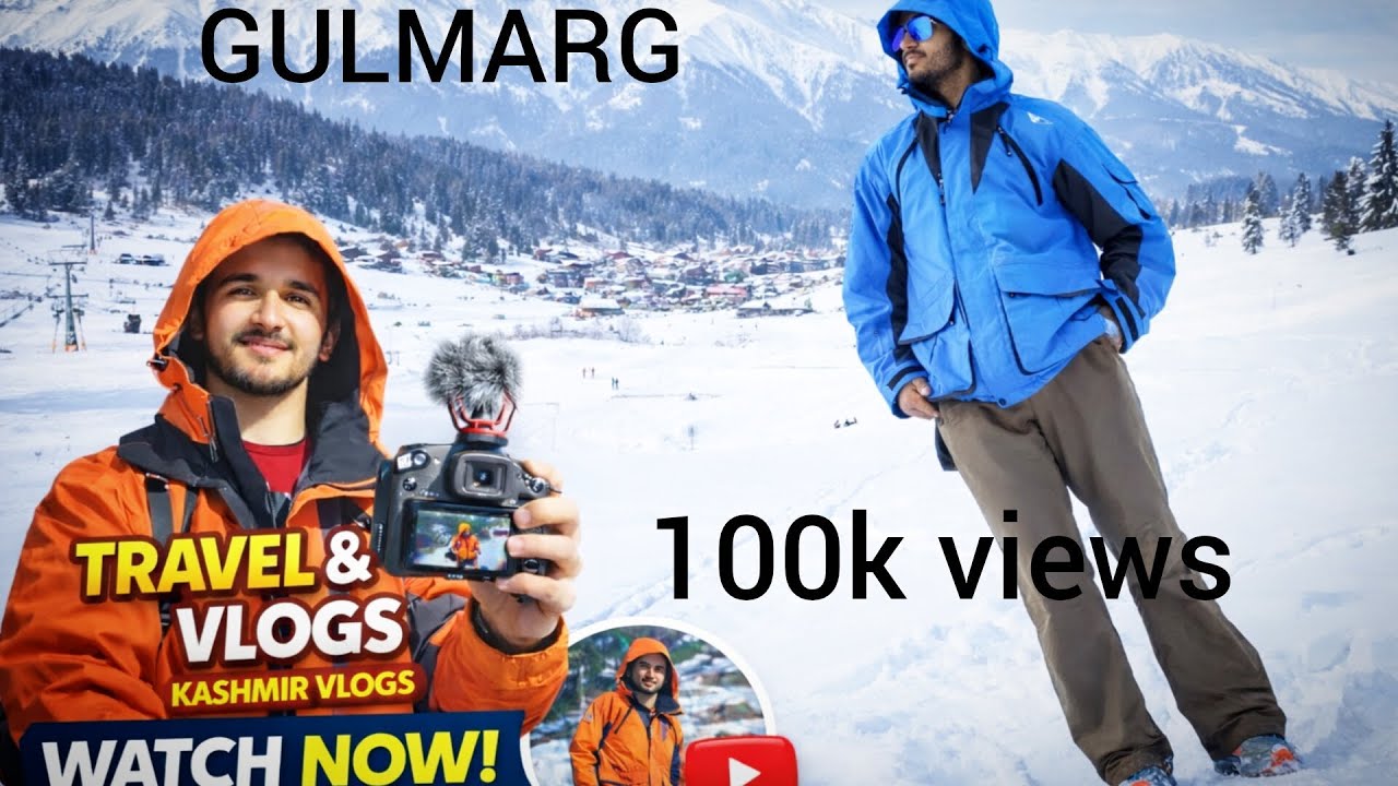 Gulmarg Kashmir Vlog ❄️ Snow Adventure | Travel & Vlogs | 100K Views Goal 🔥