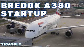 Bredok A380-800 MSFS | Cold & Dark Start Tutorial