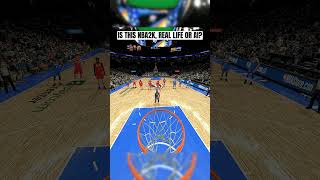 Is This NBA2K, Real Life Or AI? #nba2k26 #nba #basketball #lebronjames #curry #jordan #sub
