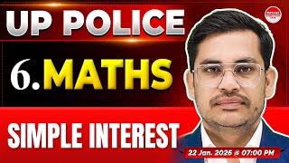 UP Police Maths | Simple Interest | UP Police & SI Maths Tricks in Hindi | Maths for UP Police Exam