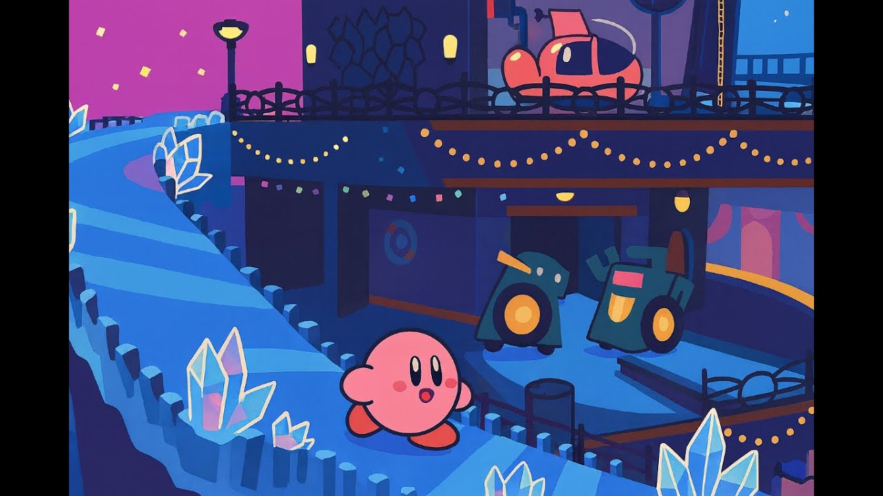 星のカービィディスカバリー スターリーワールド：S3-2転回のスカイパレード-ステージガイド | ヤスショートピックス