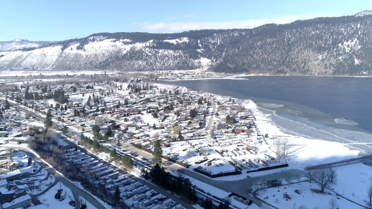 Time lapse Little Shuswap Lake by drone