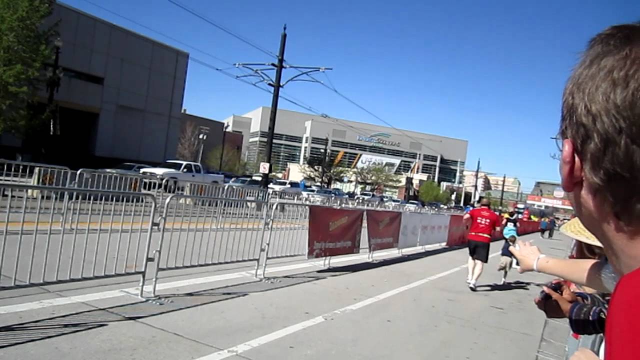 Ryan W SLC Half Marathon finish 2012 YouTube