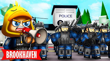 I Became SWAT TEAM LEADER in Brookhaven! (Roblox)