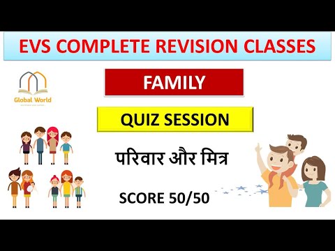 FAMILY AND FRIENDS QUIZ SESSION - CHAPTER 01 || FOR ALL TET EXAMS || Revision session 02