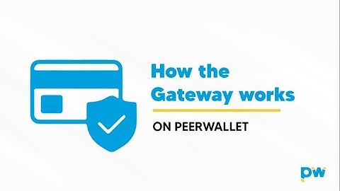 How the Payment gateway works on Peerwallet