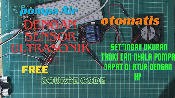 tangki air otomatis arduino (esp32)