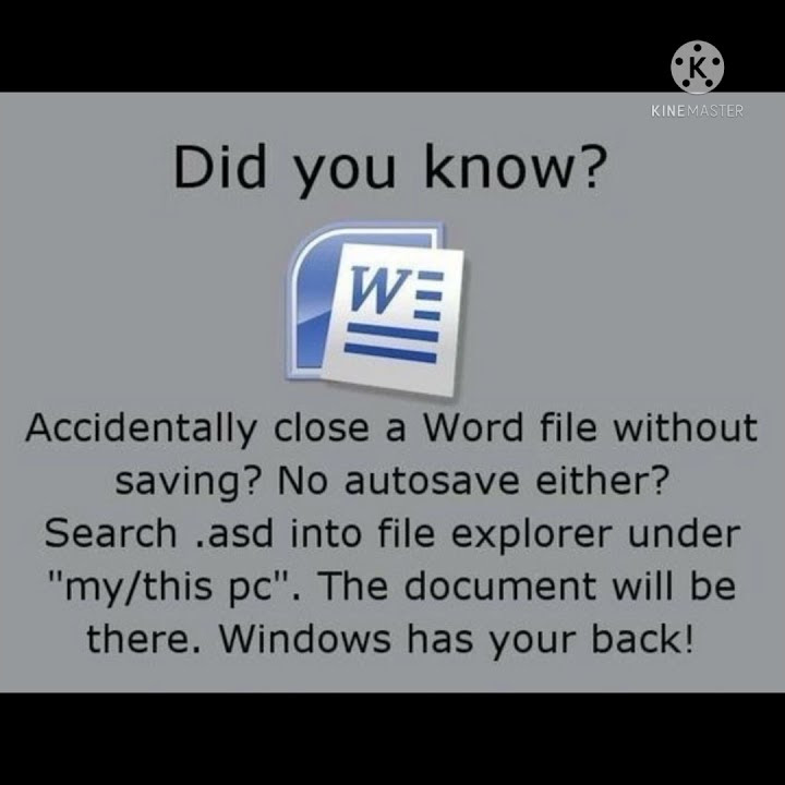 how-to-recover-unsaved-word-file-by-learn-computer-skills-youtube
