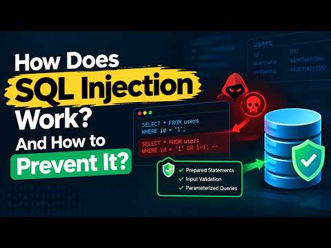 How SQL Injection Works & How to Prevent It | SQL Injection Explained for Beginners