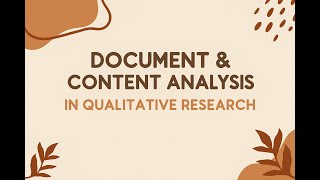 Document & Content Analysis Explained | Qualitative Research Method Made Simple
