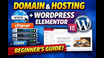 Complete Guide to Domain + Hosting cPanel Setup & WordPress Elementor for Beginners