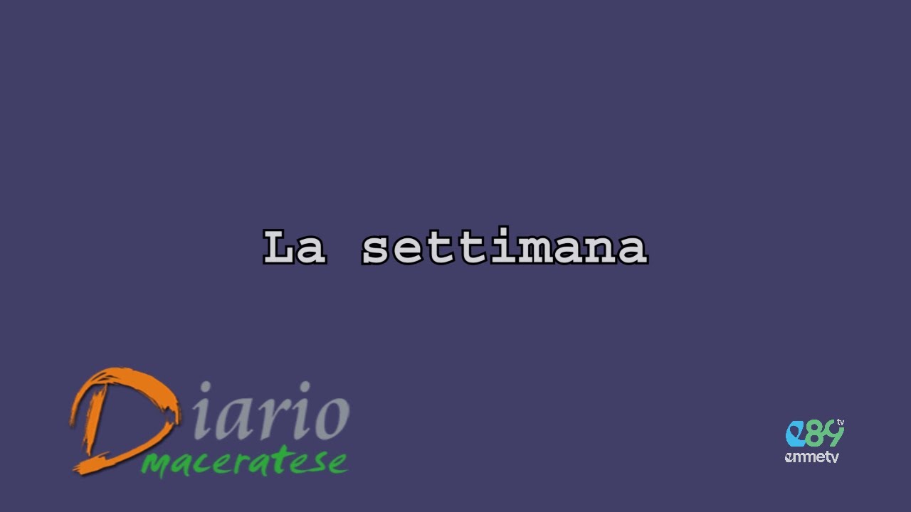 DIARIO MACERATESE. Settimana dal 15 al 21 marzo 2026