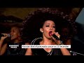 Emotional Kelly Khumalo performing hit single 'Sobabile'