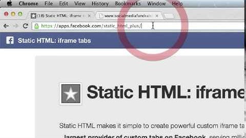 How to add Static HTML iframe tabs to Facebook page671