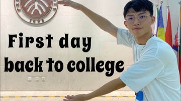 First day back to normal student life at Peking University