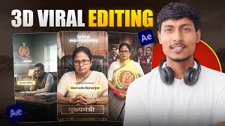 3D Viral Documentary Editing in Adobe After Effects | Nitish Rajput Documentary Reel Edit Tutorial