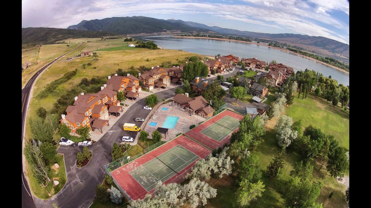 Aerial Video Condo For Sale in Huntsville Utah near Snowbasin; Better