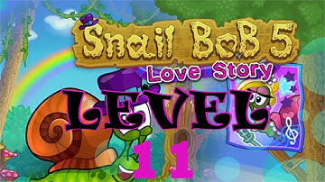 Snail Bob 5: Love Story - Walkthrough Level 11