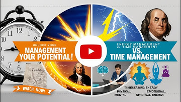 Unlocking Your Potential: Mastering Energy Management for True Productivity! #productivity