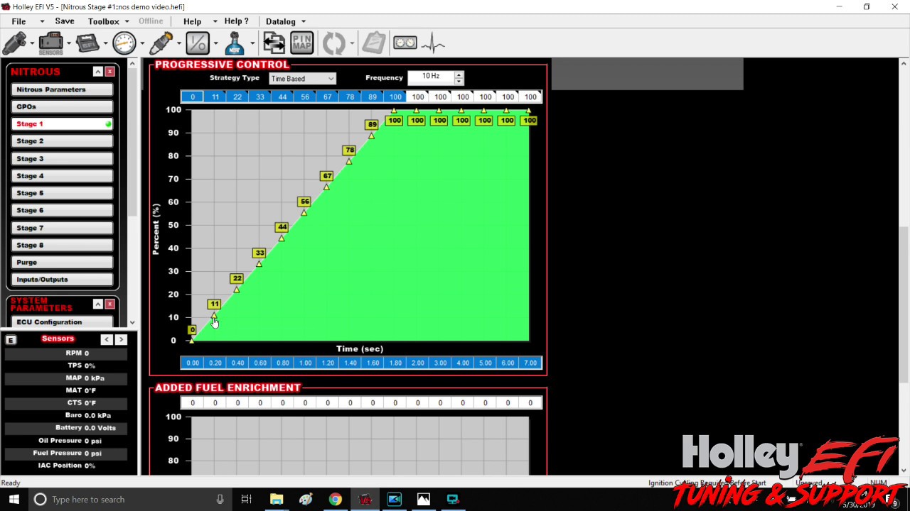 Holley Efi Nitrous Setup and configuring YouTube