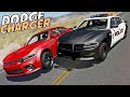 AWESOME Dodge Charger Car Mod! Crazy Police Chases & Crashes! - BeamNG Drive Mods