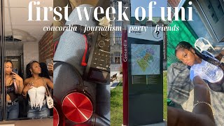 First Week Of University Vlog Concordia U, Journalism, Friends More