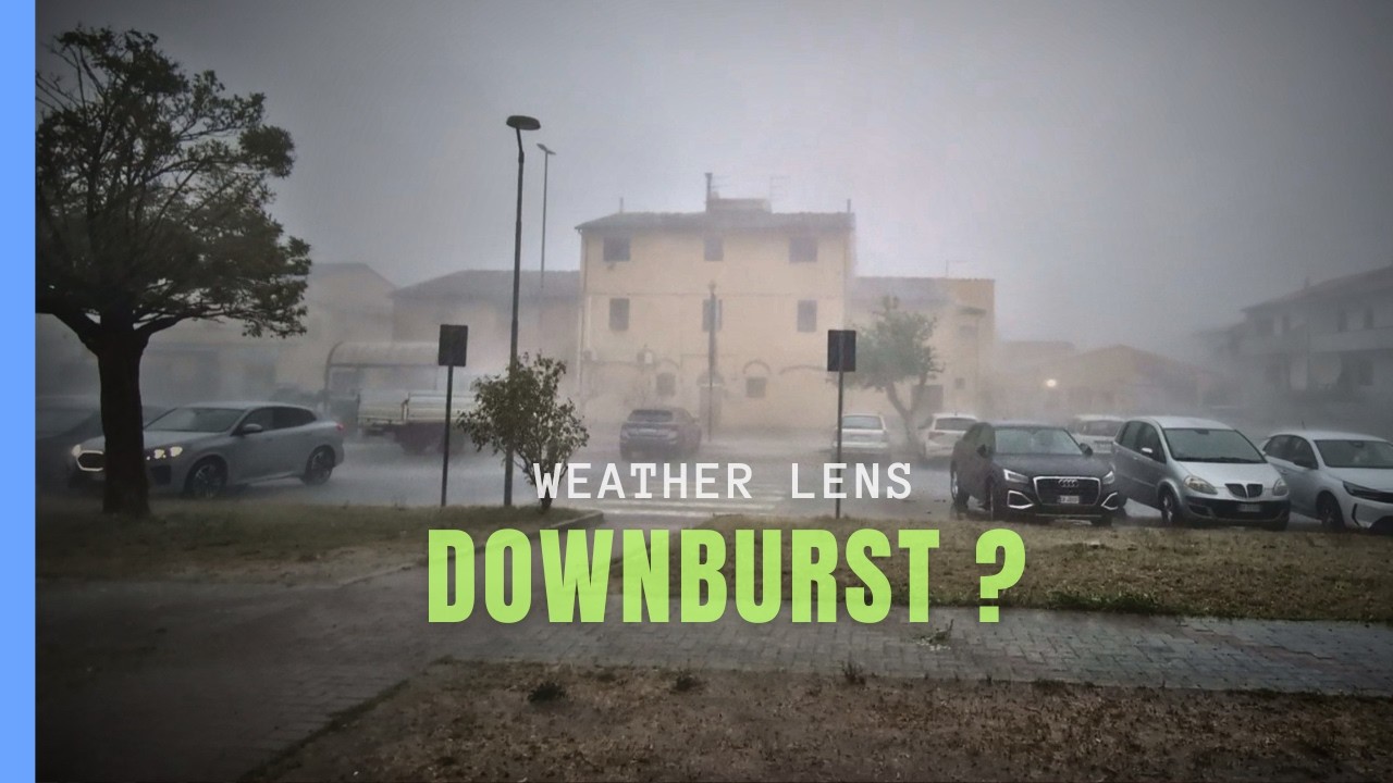 🌩️ POSSIBILE DOWNBURST IN VALDERA | Vento violento e pioggia orizzontale 21.08.2026