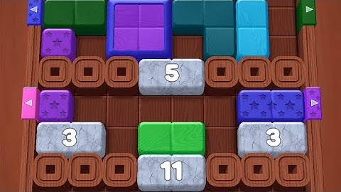 Wood Away Block Jam Level 43 Game Walkthrough Solution