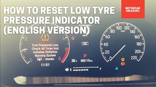 How to Reset the Low-Tire-Pressure Indicator - Honda City 2020 - Deflation Warning System In English