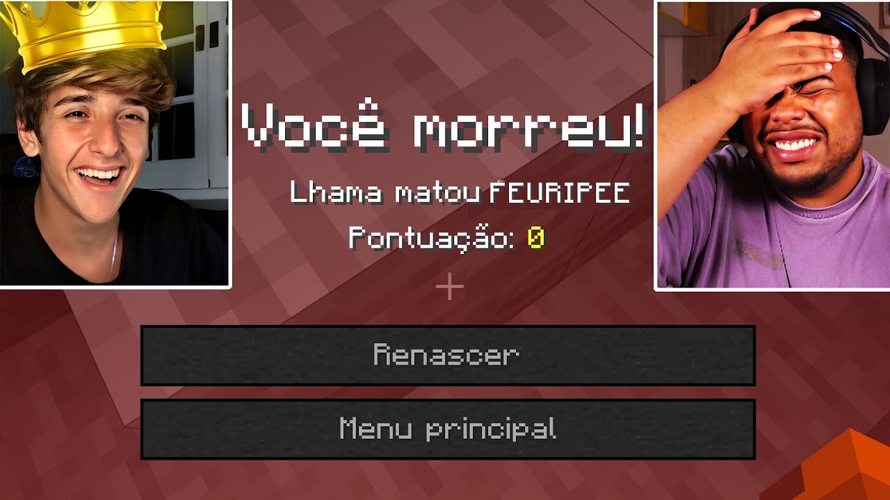 QUEM MORRER PRIMEIRO GANHA no MINECRAFT!