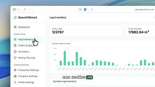 Welcome SawmillSmart - log cutting optimisation and sawmill planning platform