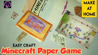 Minecraft Game - Make at home with Paper, Paper Game