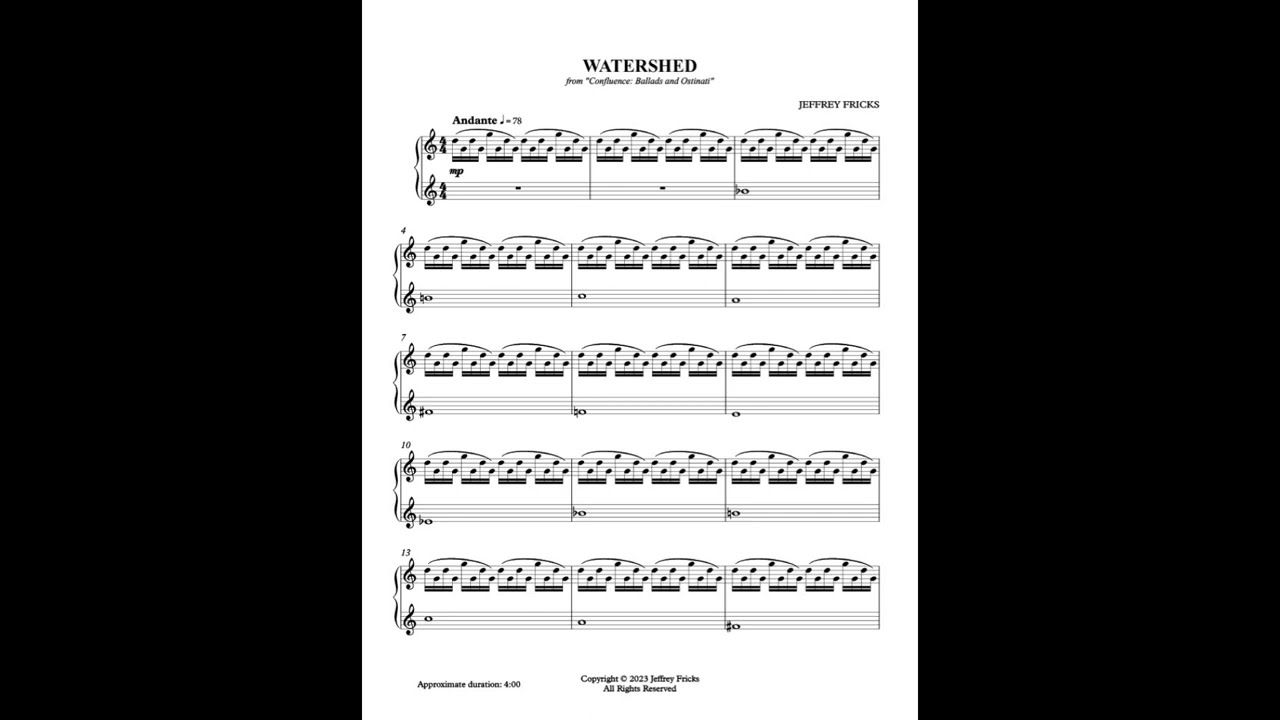 Jeffrey Fricks - Watershed