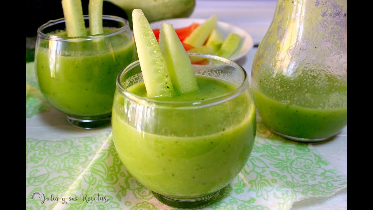 Gazpacho de calabacín!! 👌LIGERO Y SALUDABLE!