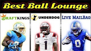🔴 The Best Ball Lounge LIVE | 2026 Fantasy Football Drafts