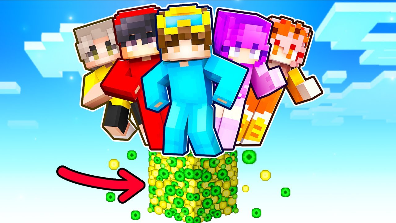 Minecraft, но у нас ОДИН БЛОК ОПЫТА!