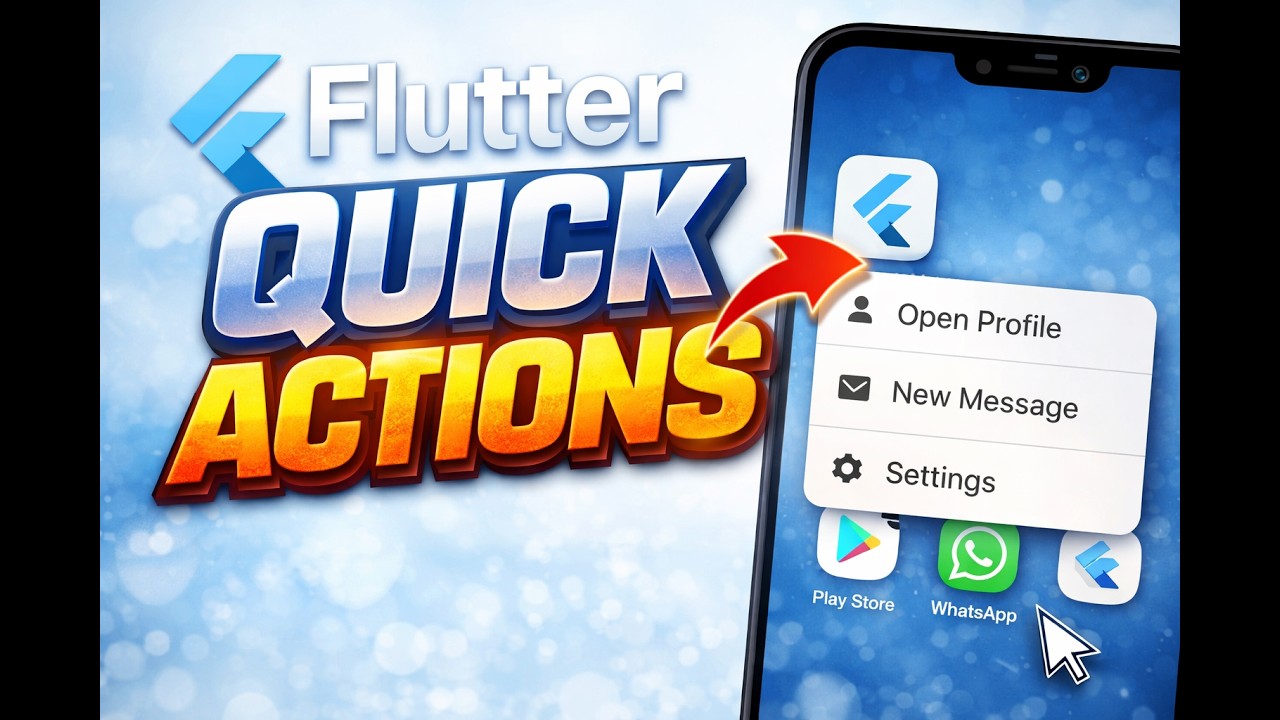 Flutter Quick Actions - YouTube
