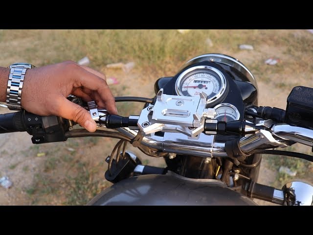 royal enfield classic 350 mobile holder