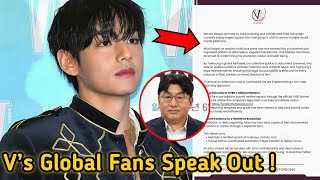 1 Minute Ago! V’s Global Fanbase Released an Official Statement! HYBE?!