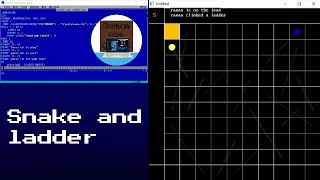 Making snake and ladder in QBASIC